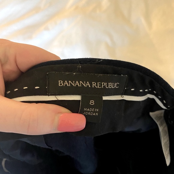 Banana Republic Sloan Pants - 8 - Navy Blue, Skinny Dress Pants - Picture 10 of 12